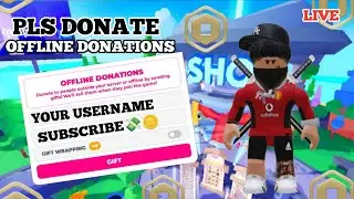 🔴 LIVE PLS DONATE | DONATING TO ROBUX VIEWERS |⚪ MAX 5 ROBUX 🤑💸