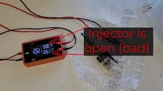 Testing a BMW Fuel Injector