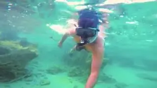 Underwater video with gopro 4 black - dukhan beach Qatar