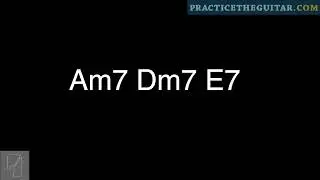 Practice I IV V Chord Progressions In 7 Minor Keys-Outline Chords Over Key Changes