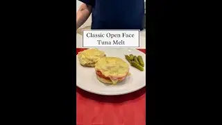Classic Open Face Tuna Melt Recipe