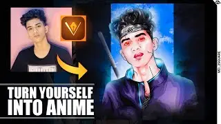 How to make Vector Logo like scout and Regaltos on Android || Turn Photo into Anime Style Effect