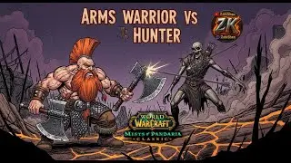 Fury Warrior Vs Hunter - Awpvalyka The Hunted - World PvP #mistsofpandaria #warcraft #warrior #gamin