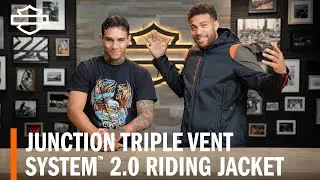 Harley-Davidson Men's Junction Triple Vent System 2.0 Riding Jacket Overview
