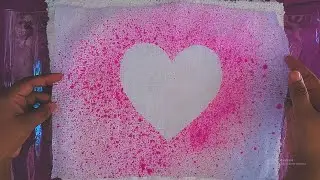 Easy Fabric Painting Idea | Pink Heart