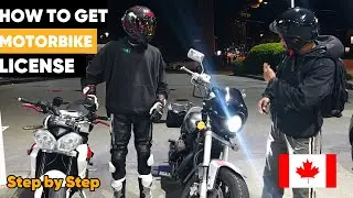 How to get Motorcycle license in Canada 🇨🇦 || Full process step by step