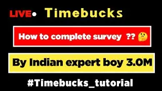 How to complete survey 🤔🤔?? | survey kaise kare | #shorts #survey| #surveyjob #timebucks