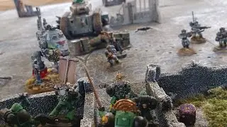 Astra Militarum vs. Salamanders | Custom Narrative Battle Report. Summary | Warhammer 9th Edition