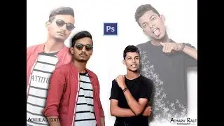How To Edit Dual Photo Editing||Atharv raut dual photo editing||By Abhiraj Edits