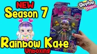Shopkins Season 7 Rainbow Kate Shoppie Join the Party Opening Unboxing Dress Party Shopkin Videos
