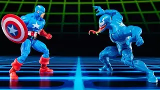 Marvel Legends Gamerverse Captain America vs Venom 2 pack