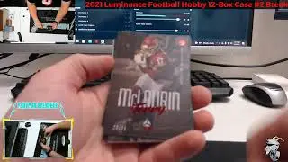 Markman Breakers! 2021 Luminance Football Hobby 12-Box Case #2 Break!!