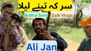 Sarka Tenay Laila | Brahui Song | Ali Jan | Zaik Vlogs |