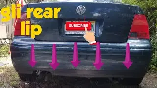 mk4 jetta get new GLI rear lip
