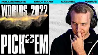 Jankos, Caedrel, Emily Rand, and IWillDominate set their Picks for Worlds 2022! | How&rsquo;d You Pick&rsquo;em