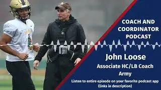 John Loose, LB Coach, Army - Don't Overthink Blitzes