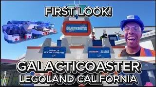FIRST LOOK at Legoland's BRAND NEW for 2026 Roller Coaster...GALACTICOASTER as well as LEGO Galaxy!