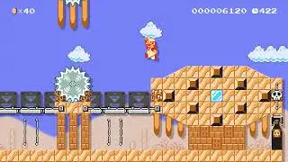 P-Switch jump Desert by GM_Pascal 🍄Super Mario Maker 2 ✹Switch✹ No Commentary #cyu