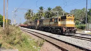 BFNV Rake - Developed for JSW/GATX - A Joint Product of JRIL/RDSO Hauled by  WDG3-13559-13641