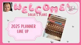 2025 planner line up #plannerbabe