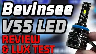 Bevinsee V55 LED Headlight Upgrade Review and Lux Test 🚫 NOT the results ANY of us were expecting...