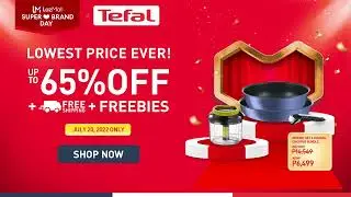 Tefal Super Brand Day on Lazada