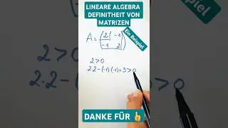 IST DIE MATRIX POSITIV DEFINIT? #youtubeshorts #students #definit #matrix #viral #fyp