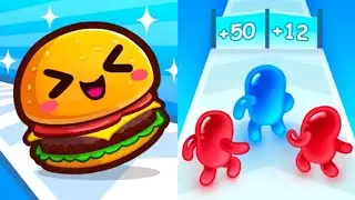 Food Run VS Join Blob Clash 3D Max All Levels Gameplay Android,iOS NEW UPDATE