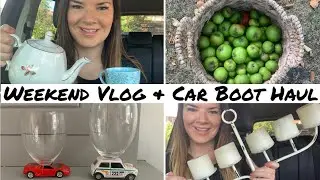 Weekend Vlog | Car Boot Sale Haul | Sorting Out The House | Kate McCabe