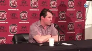 USC coach Will Muschamp praises Jake Bentley's work ethic, leadership