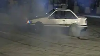 Fever Stunt show 27jun09 toyota sr black&white