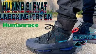UNBOXING+TRY ON: ADIDAS X PHARRELL HU NMD S1 RYAT 