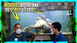como é a COLAGEM DE AQUÁRIO de Alvenaria GIGANTE ? AQUATANK DO LEANDRO DE IGARAÇU DO TIETE - SP