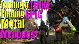 Ark Survival Evolved Ragnarok - Finding EPIC METAL WEAPONS in SEA CRATES! ARK RAGNAROK XBOX ONE