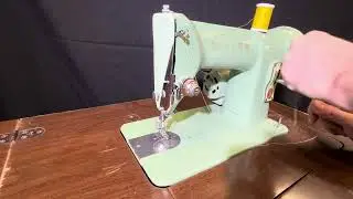 Threading a Singer 185J Sewing Machine
