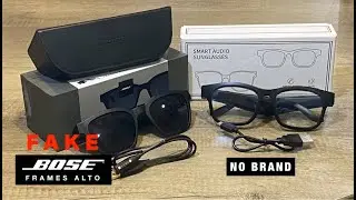 FAKE BOSE Frames alto & China Smart Audio Sunglasses Testing show