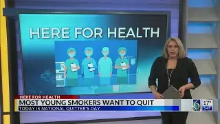 Here for Health: Most young smokers want to quit