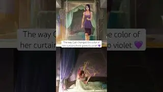 The way Cait changed the color of her curtains from green to violet 💜 #arcane #caitlyn #vi