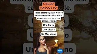 Risolverai questo Indovinello? 🤔 Divertente Riddle Italiano! #indovinelli #sfidamentale
