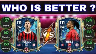 107 Олисе или 107 Пулишич? Лучшее сравнение Тотс Райт и Райт! #fcmobile #fifamobile