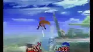 SSBB Ike (Cross) Vs Pokemon Trainer (ABC)