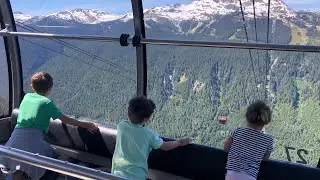 Exploring Whistler in Summer! GLASS BOTTOM GONDOLA and Swimming at Alta Lake