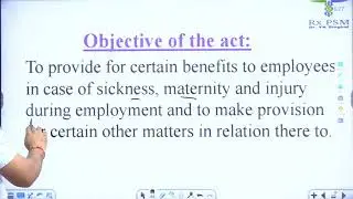 ESI act ।। occupational health ।। PSM lecture ।। Community Medicine lecture ।। RxPSM