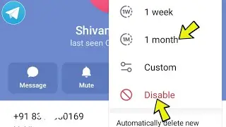 Telegram Chat Auto Delete Timer Remove 2026