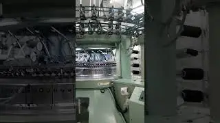 #knitting #machine made in Japan interlock knitting machine #textile #knitting