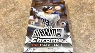 NEW RELEASE!  2021 TOPPS STADIUM CLUB CHROME!