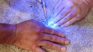 How to do a Carpet Seam Blacklight Test