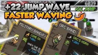 GROW CASTLE: How to do the +22 jump wave. DO THIS TRICK FOR FASTER WAVING! 🌊🌊🌊