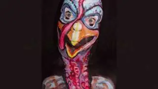 Turkey! James Kuhn. Face Paint Thanksgiving.