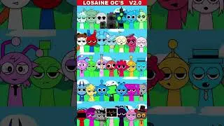 Incredibox - Iosaine Sprunki OCs v2.0 *Mix Version* 35 New Losaine Sprunki OC's